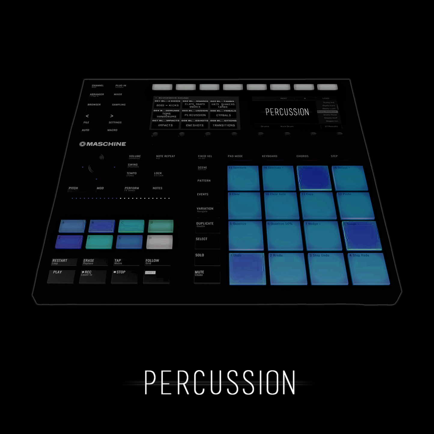 BLVCKWAVE 005 - PERCUSSION