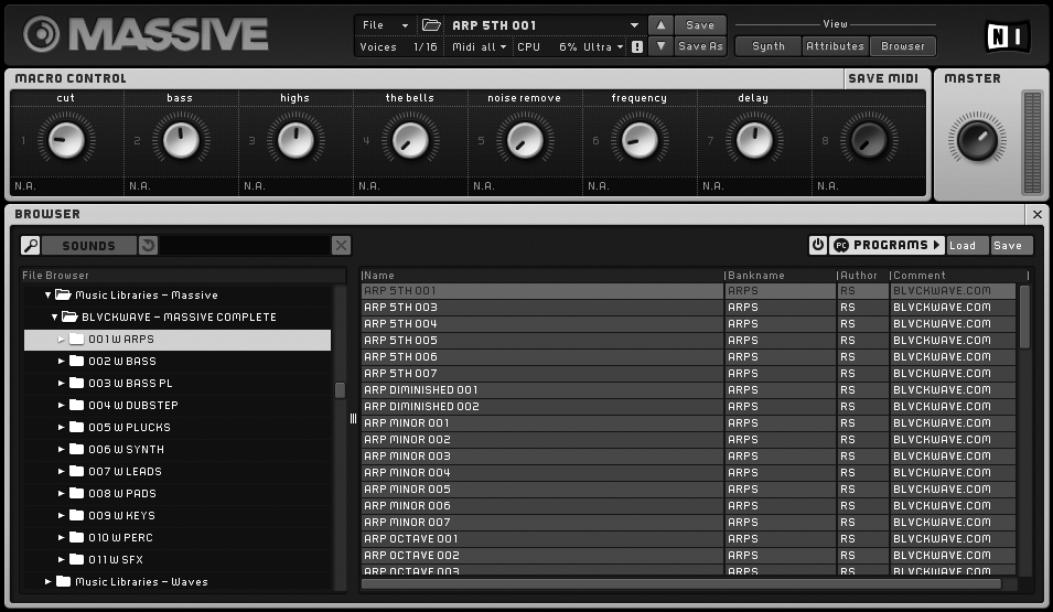 BLVCKWAVE MASSIVE - COMPLETE