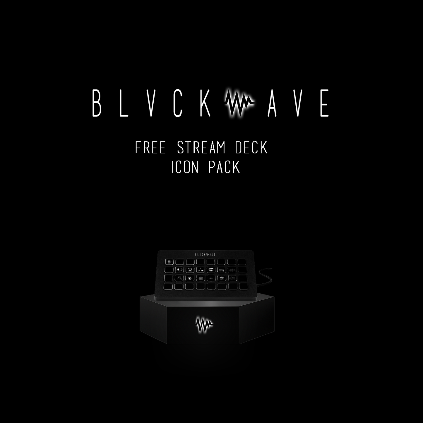 BLVCKWAVE FREE STREAM DECK ICON PACK