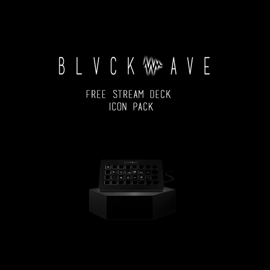 BLVCKWAVE FREE STREAMDECK ICON PACK