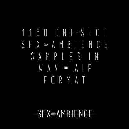 BLVCKWAVE 010 - SFX & AMBIENCE