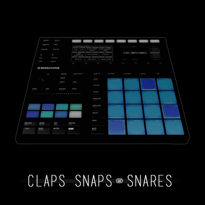 BLVCKWAVE 002 - CLAPS SNAPS & SNARES