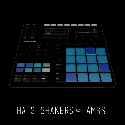 BLVCKWAVE 003 - HATS SHAKERS & TAMBS