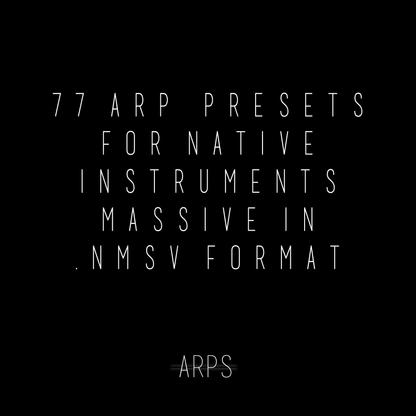 BLVCKWAVE MASSIVE - 001 ARPS