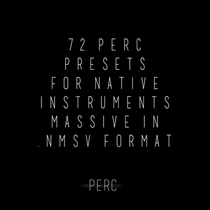 BLVCKWAVE MASSIVE - 010 PERC