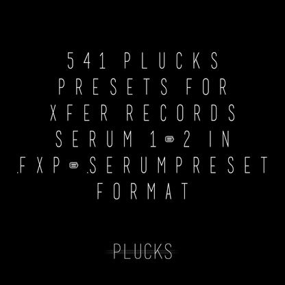 BLVCKWAVE SERUM - 005 PLUCKS