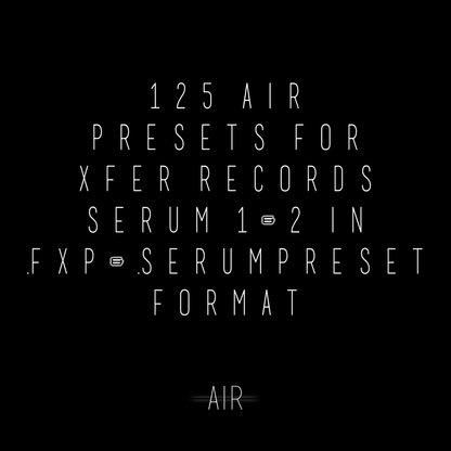 BLVCKWAVE SERUM - 011 AIR